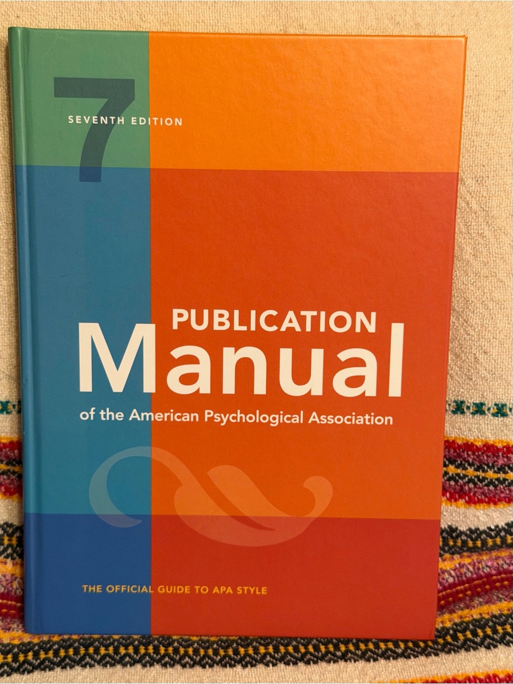 Publication Manual of the American Psychological Association Guide to APA Style